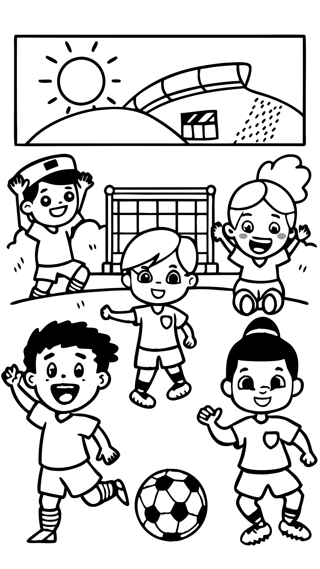 coloring pages soccer